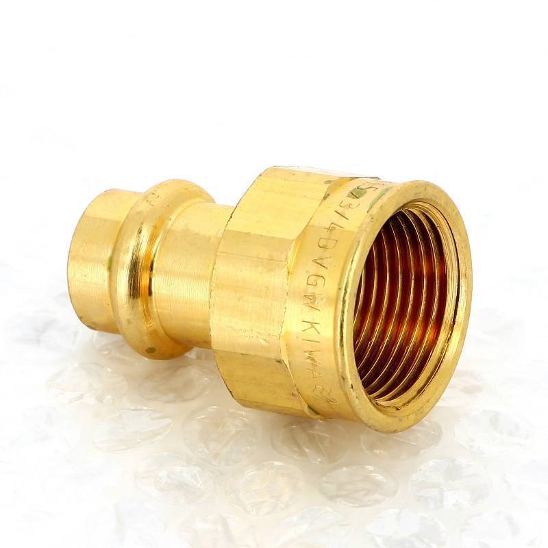 Муфта переходная IBP >B< Press 15 мм х 3/4 ВР бронза P4270G01506000