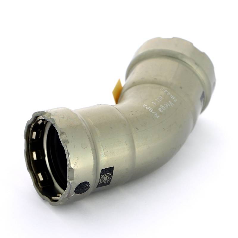 Угольник 45 градусов Viega Megapress пресс оцинкованная сталь 1 694593