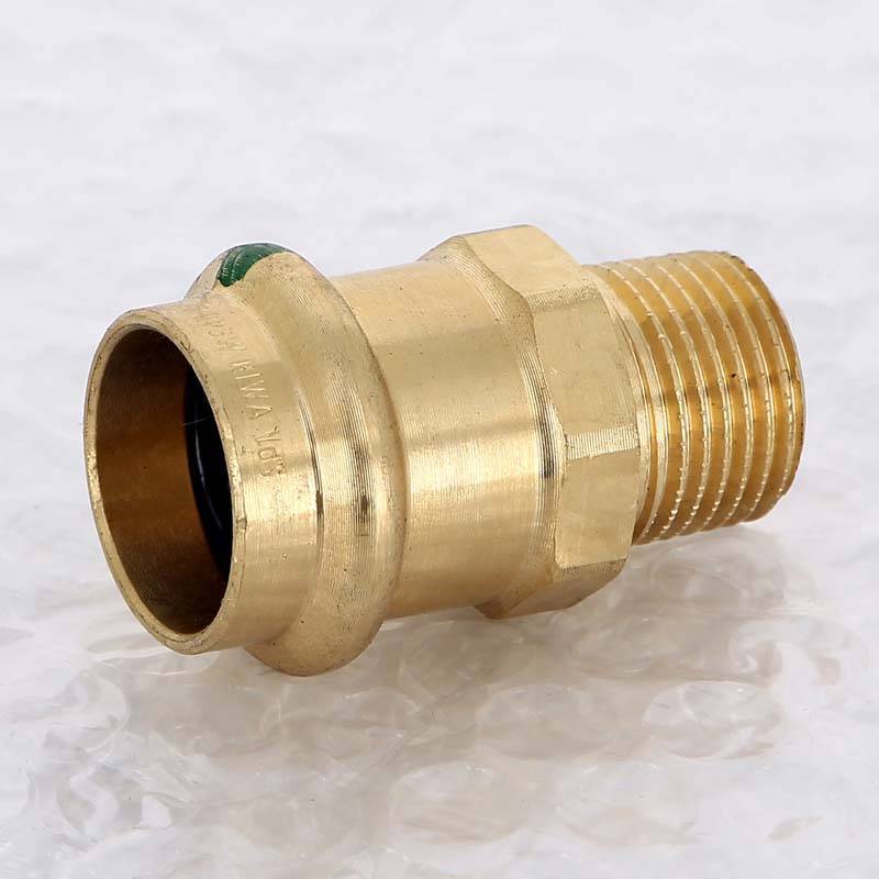 Муфта переходная пресс-Н Viega Sanpress бронза 22x3/4 104306