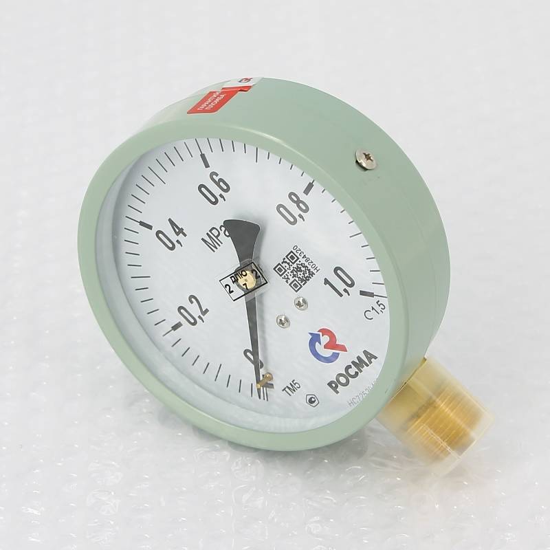 Манометр Росма ТМ-510P.00 M2 100 мм 0-10 бар G1/2 радиальный кл.1.5 00000006819