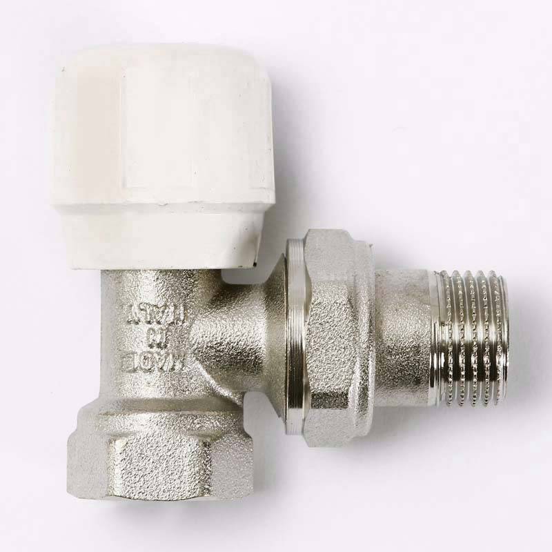 Вентиль ручной Uni-Fitt угловой 1/2 никелированный 155N2000