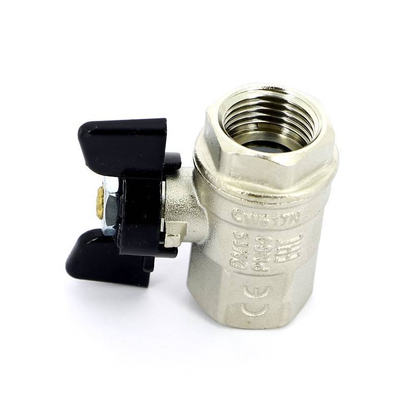 Кран шаровой Bugatti New Jersey 1/2 ВР-ВР бабочка 09120004