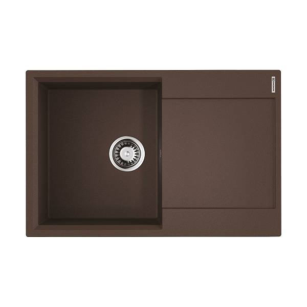 Кухонная мойка Omoikiri Daisen 78-DC Artgranit 78x51 см темный шоколад 4993326