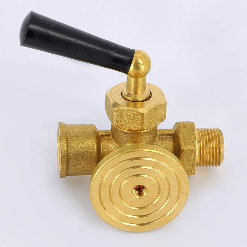 Кран трехходовой Emmeti 3/8 для манометра с фланцем 00508038