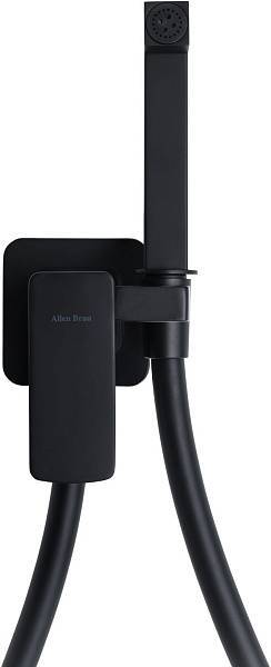 Гигиенический душ со смесителем Allen Brau Infinity с внутренней частью черный матовый 5.21005-31