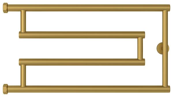 Полотенцесушитель водяной Сунержа High-Tech 650x320 мм матовое золото 032-4051-3265