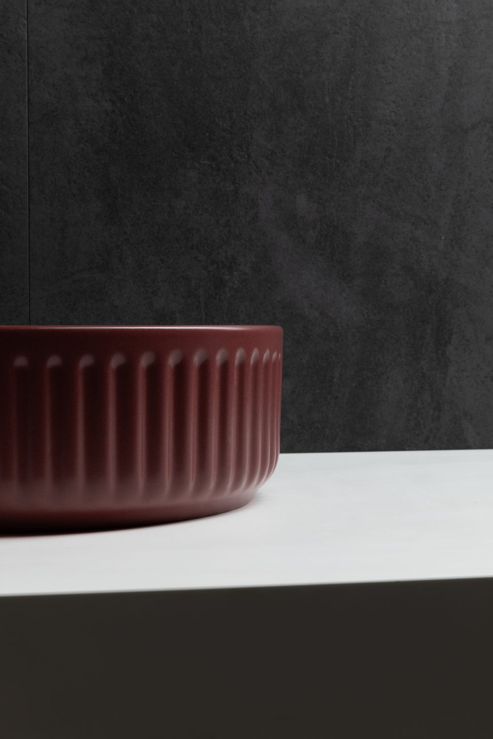 Раковина-чаша Allen Brau Fantasy 36х36х12 см бордо 4.11032.BD