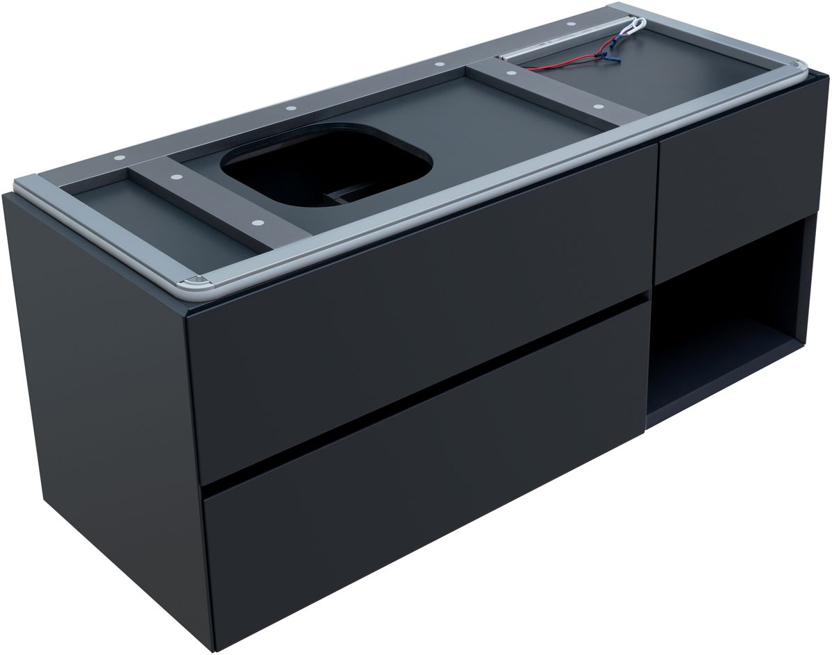 Тумба под раковину Allen Brau Infinity 119.2x45.6x51 см антрацит 1.21005.AM