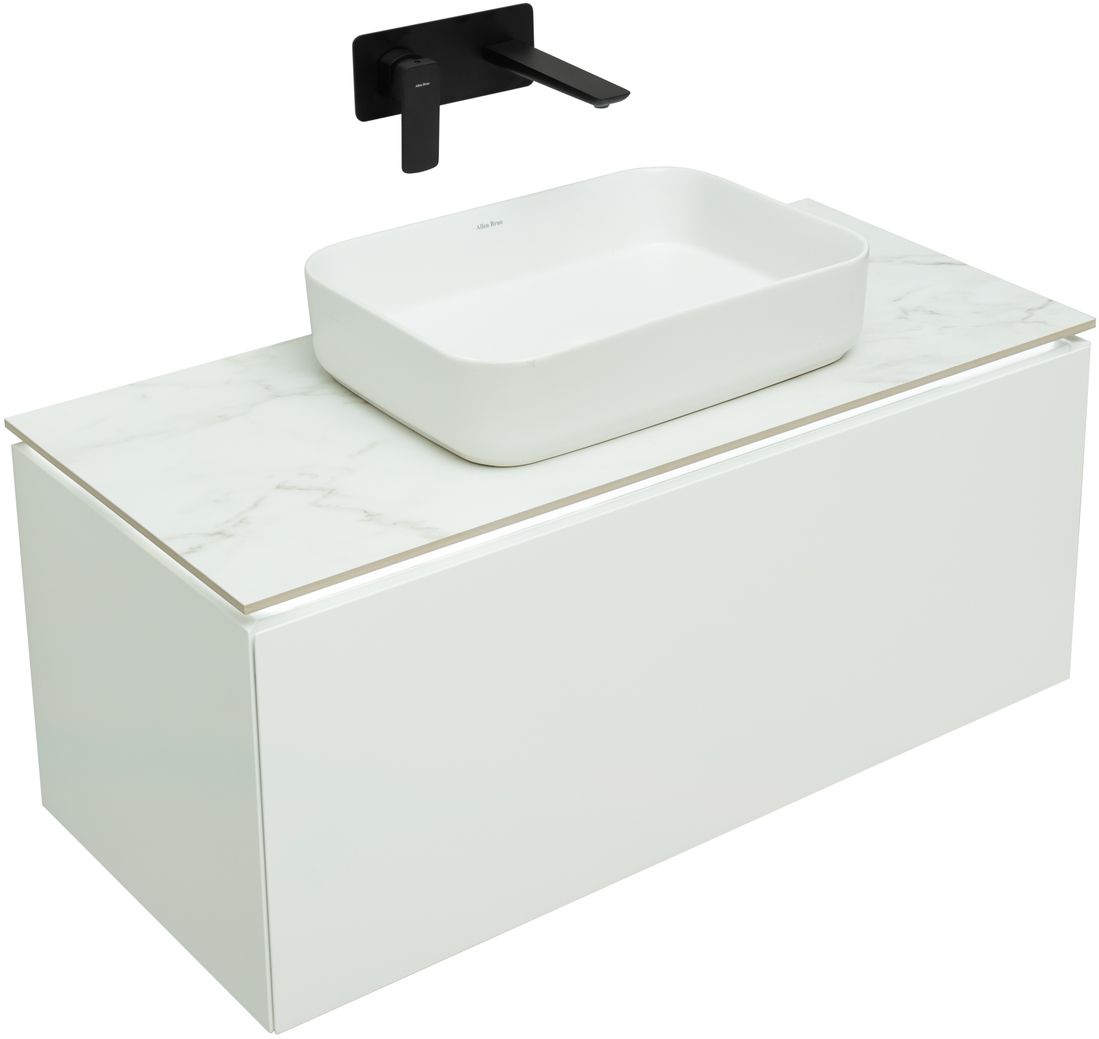 Тумба под раковину Allen Brau Infinity 99.2x45.6x41.2 см белый 1.21004.WM
