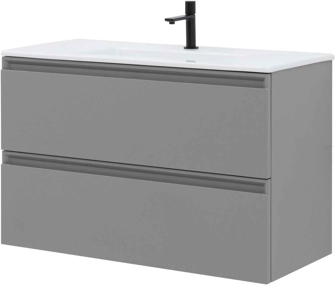 Тумба под раковину Allen Brau Eclipse 100x46x63.4 см платина 1.E1003.PGM