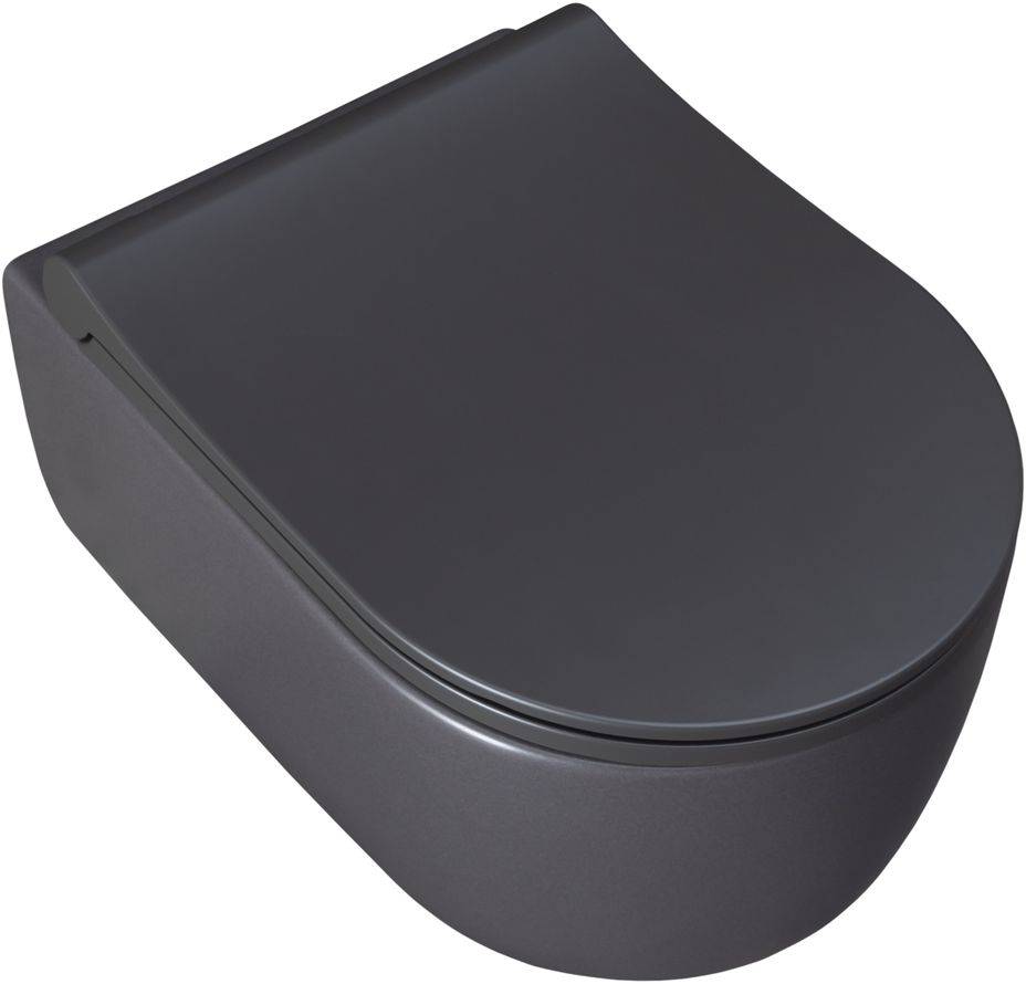 Чаша подвесного унитаза Allen Brau Priority 36х49х33 см серый 4.31002.AN