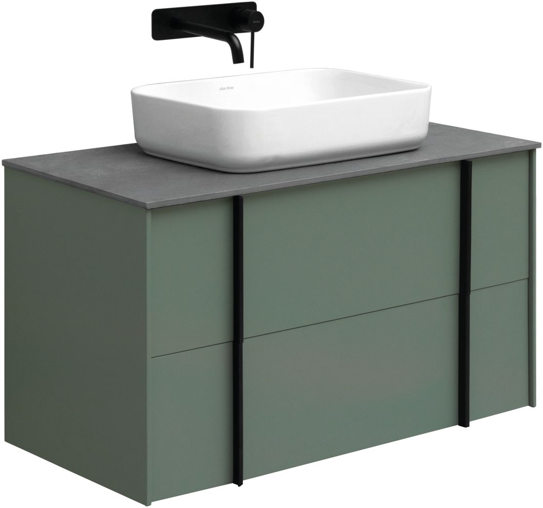 Тумба под раковину Allen Brau Reality 90x46.2x50 см олива 1.32006.CGM