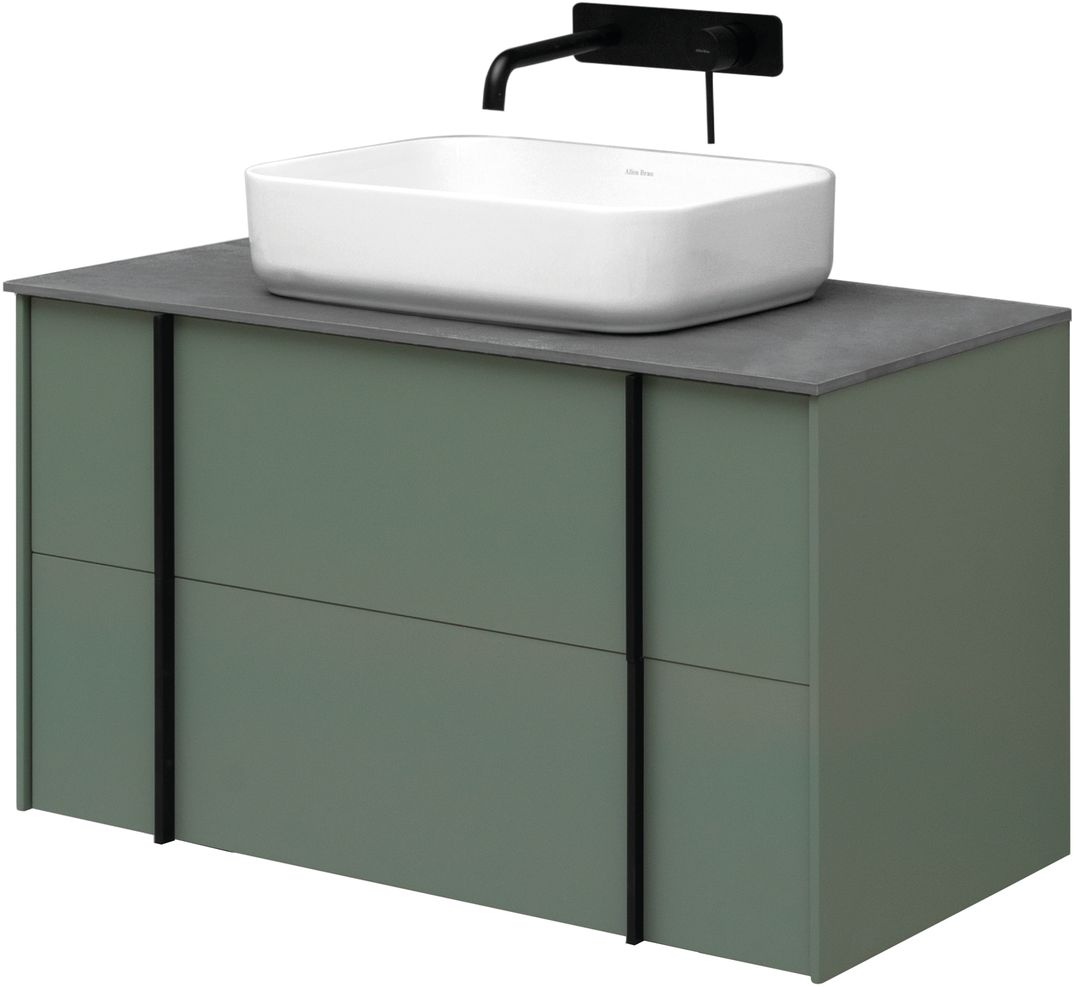 Тумба под раковину Allen Brau Reality 90x46.2x50 см олива 1.32006.CGM
