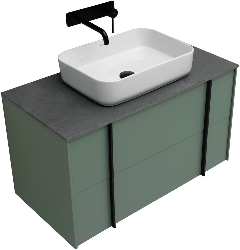 Тумба под раковину Allen Brau Reality 90x46.2x50 см олива 1.32006.CGM