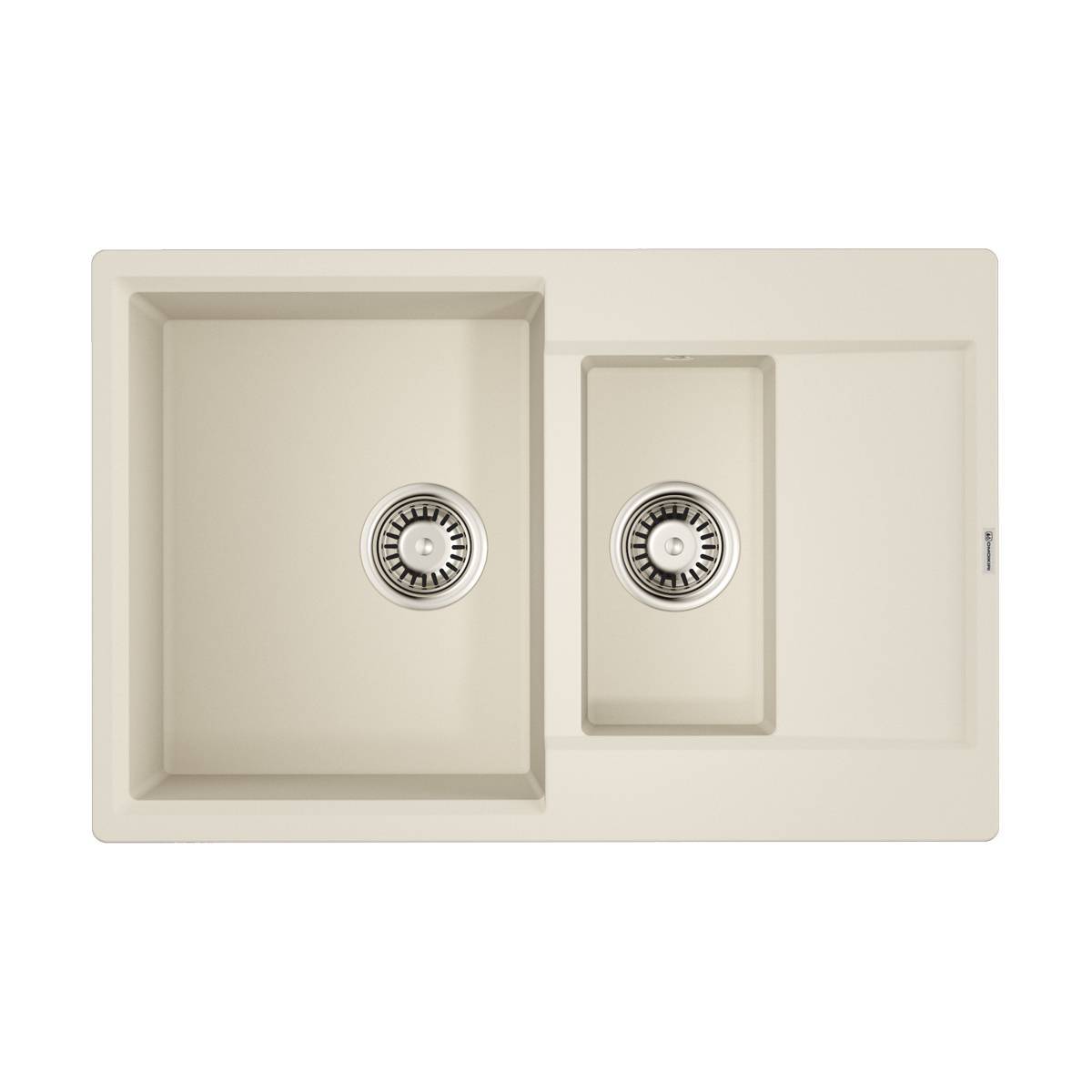 Кухонная мойка Omoikiri Daisen 78-2T-EV Tetogranit 78x51 см эверест 4993532