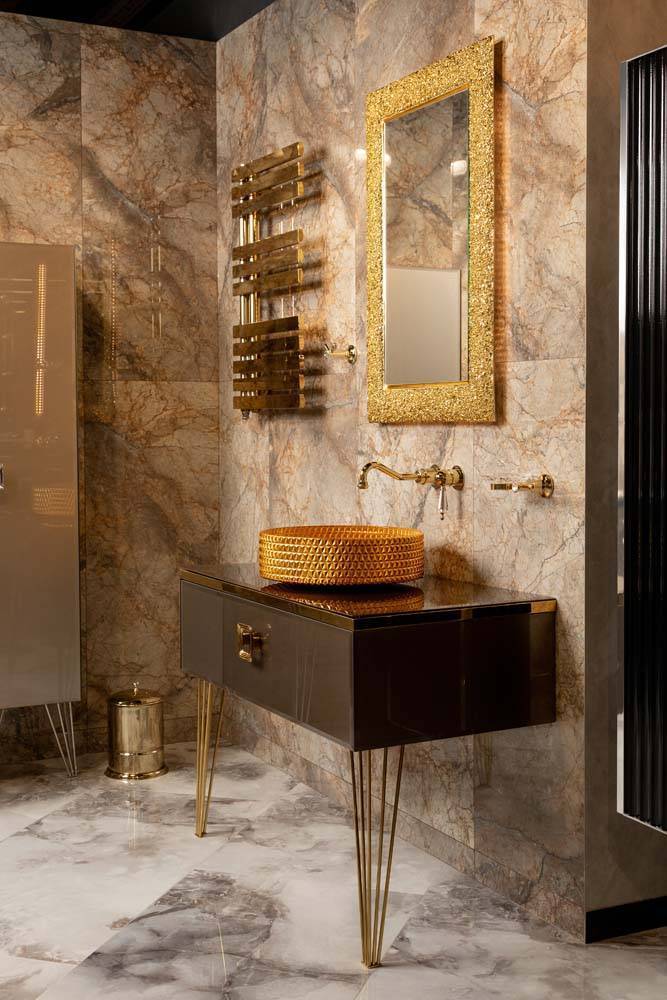 Тумба подвесная Armadi Art Lucido 104х55х30 см коричневая 770-100-BB