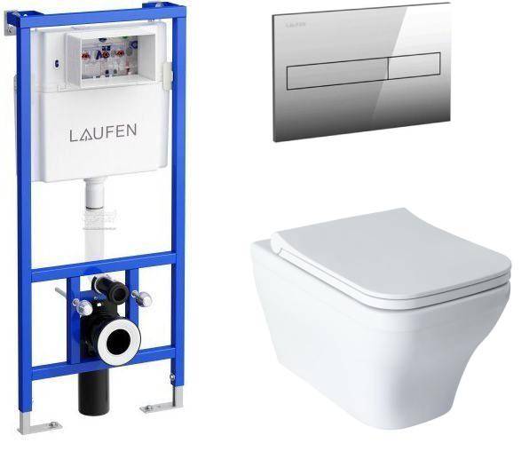 Унитаз подвесной с инсталляцией Allen Brau Infinity 34x53.5x35.5 см белый 00316506