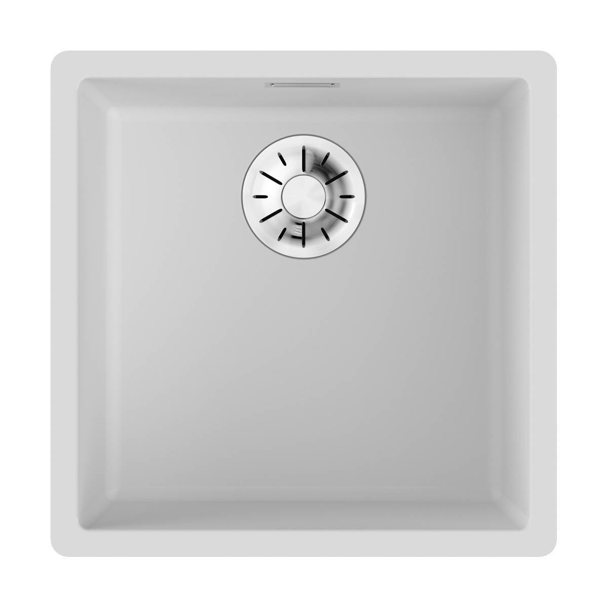 Кухонная мойка Omoikiri Yamakawa 45-Integra-WH Artceramic 45.6 x 45.6 см белый 4997253