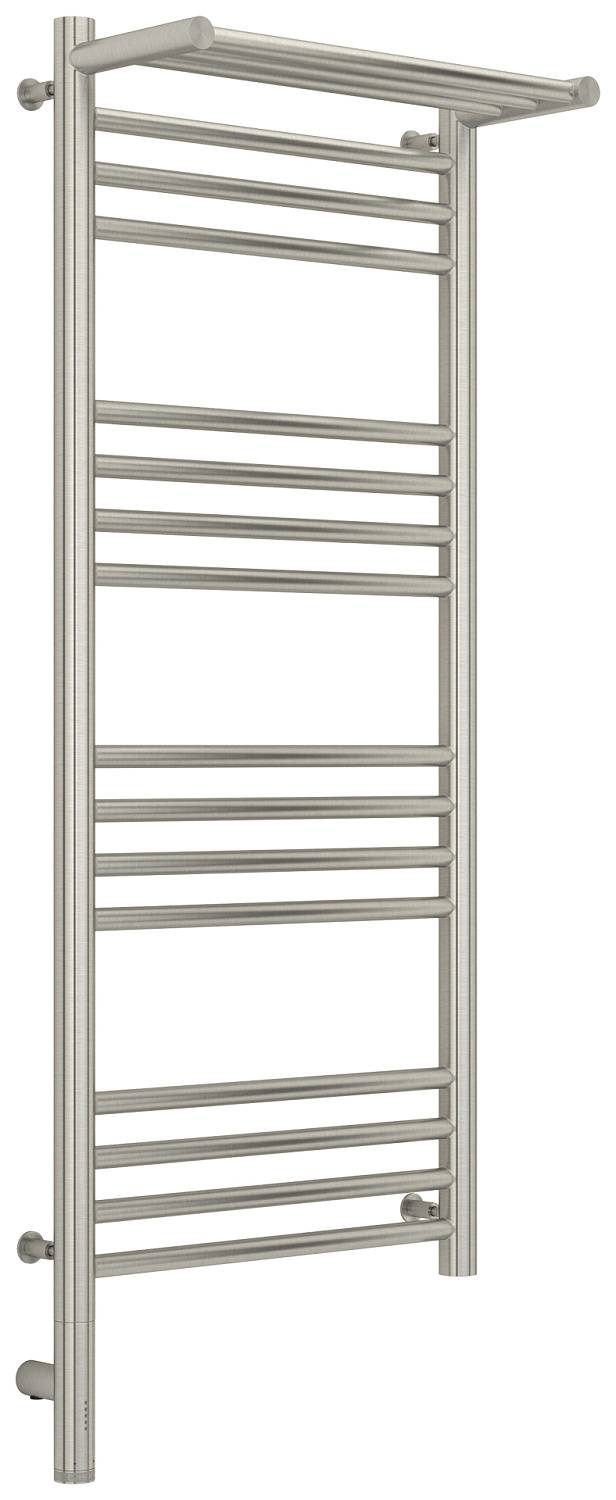 Полотенцесушитель электрический Сунержа Богема 3.0 с 1 полкой 432x1124 мм левый сатин 071-5806-1040