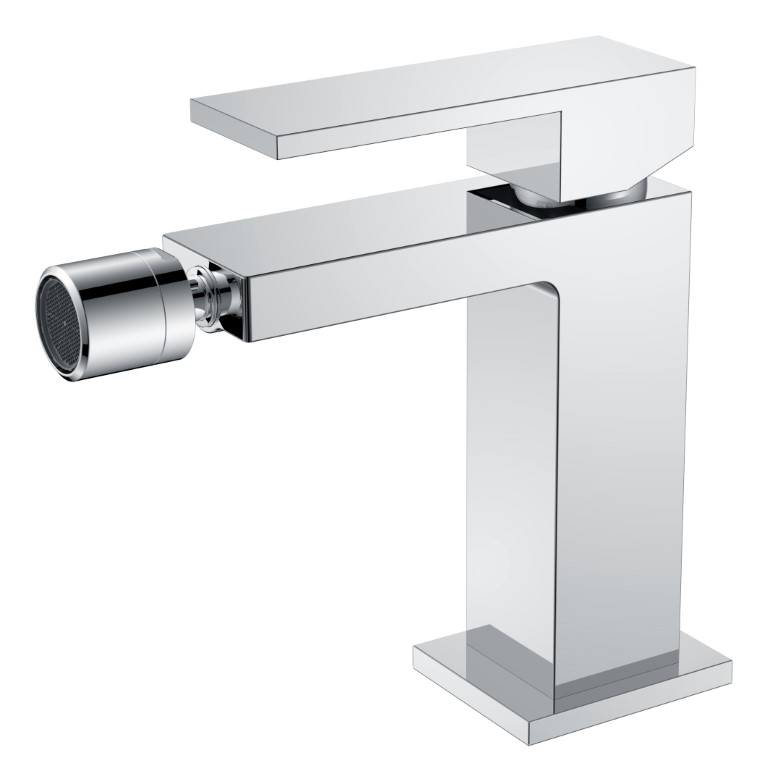 Смеситель для биде Boheme Qubic без донного клапана хром 476-CR