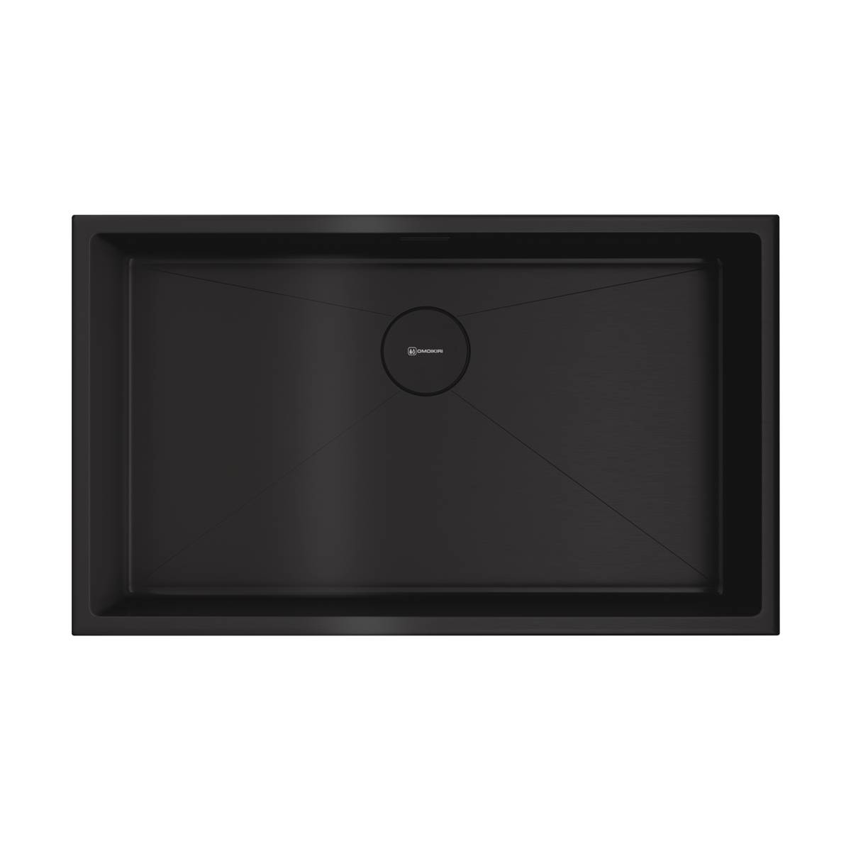 Кухонная мойка Omoikiri Taki 74-U/IF-GB 74x44 см графит 4997020