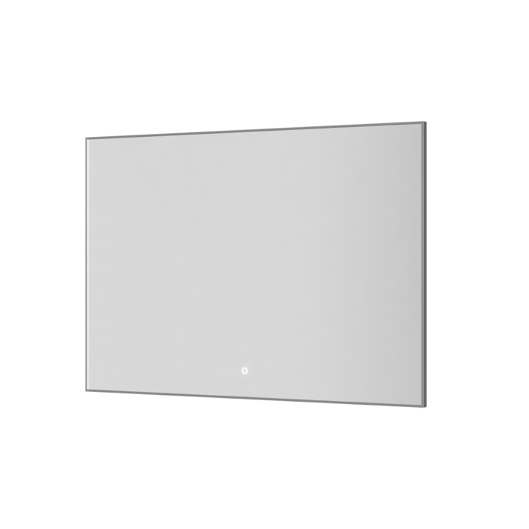 Зеркало прямоугольное Boheme с LED-подсветкой, сенсором и антизапотеванием 70x100 см хром 543-100-CR