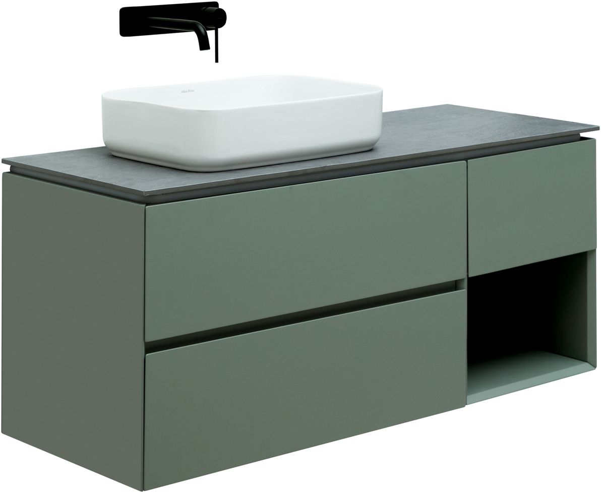 Тумба под раковину Allen Brau Infinity 119.2x45.6x51 см олива 1.21005.CGM