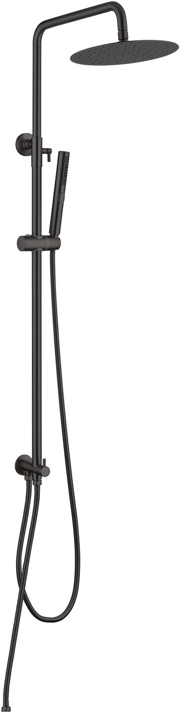 Душевая стойка Allen Brau Priority с верхним душем 3 режима черный матовый 5.31031-31
