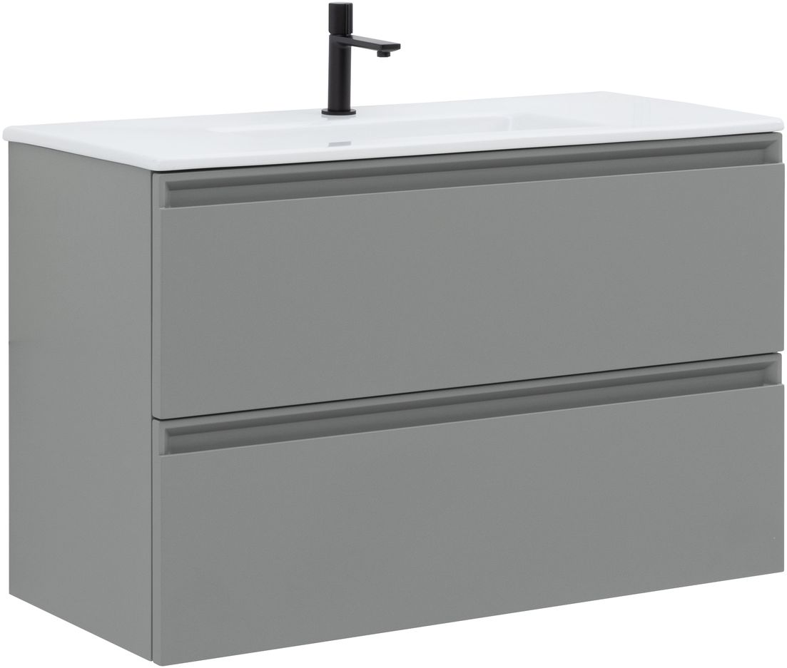 Тумба под раковину Allen Brau Eclipse 100x46x63.4 см платина 1.E1003.PGM