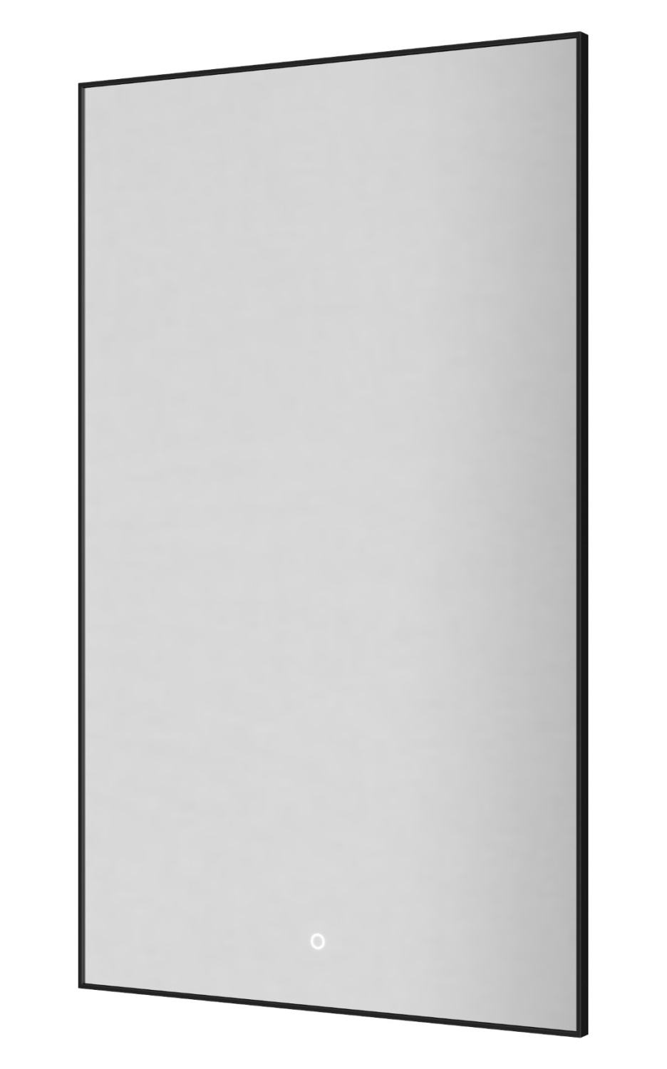 Зеркало Boheme 60x100 см с LED-подсветкой сенсором и антизапотеванием черное 569-B