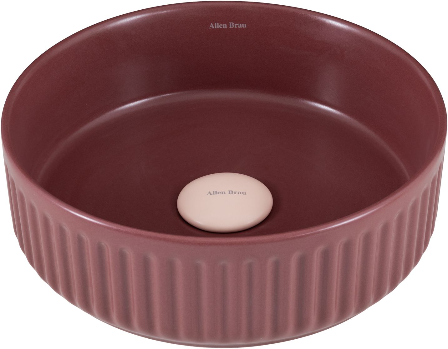 Раковина-чаша Allen Brau Fantasy 36х36х12 см бордо 4.11032.BD
