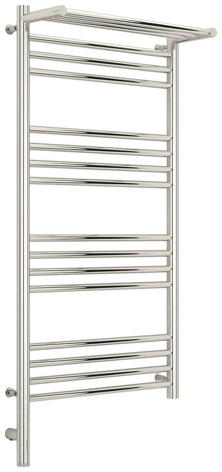 Полотенцесушитель электрический Сунержа Богема 3.0 с 1 полкой 532x1124 мм левый без покрытия 00-5806-1050