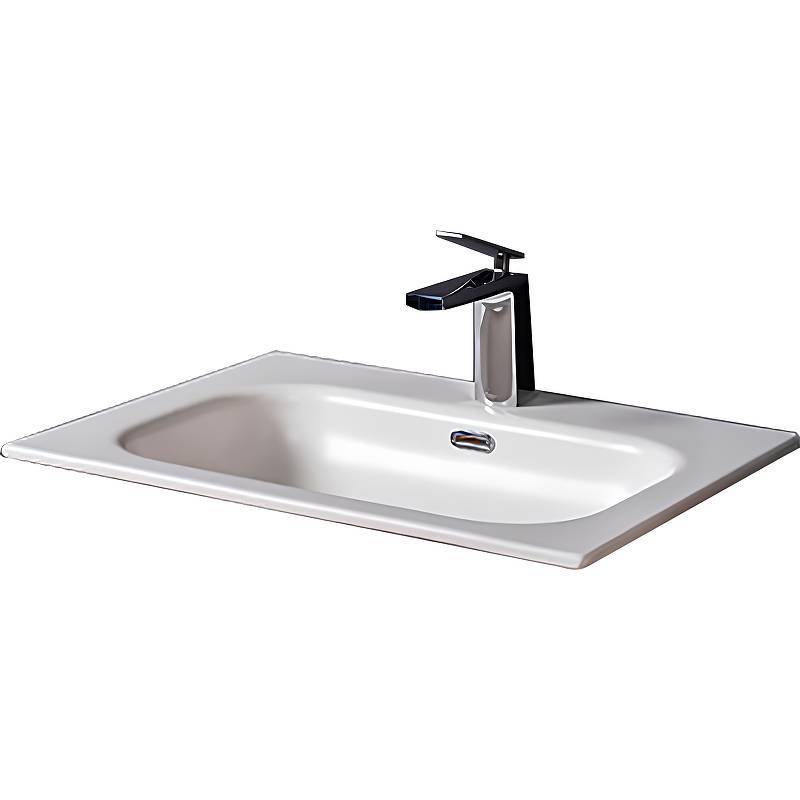 Раковина мебельная Armadi Art Vallessi 61х46х17 см белая 838-060-W