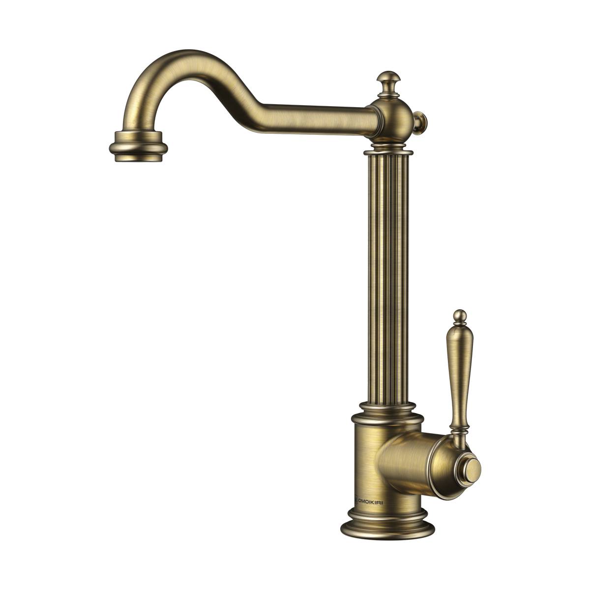 Смеситель для кухни под фильтр Omoikiri Toshima-AB-022 античная латунь 4994324