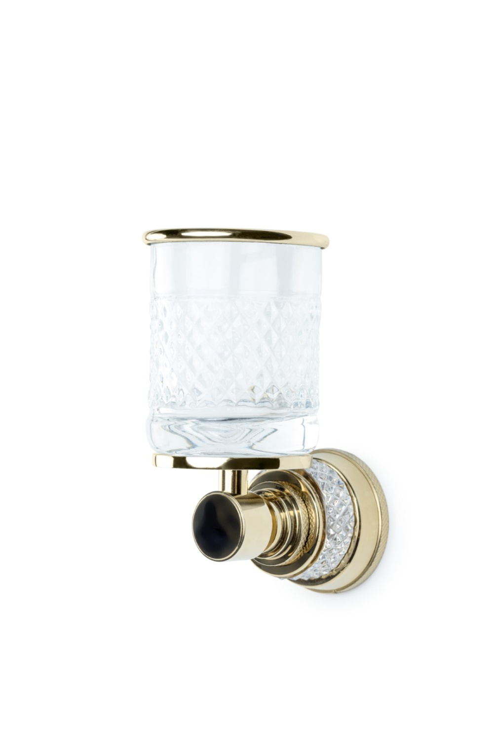 Стакан для зубных щеток подвесной Boheme Aura золото 10244-G