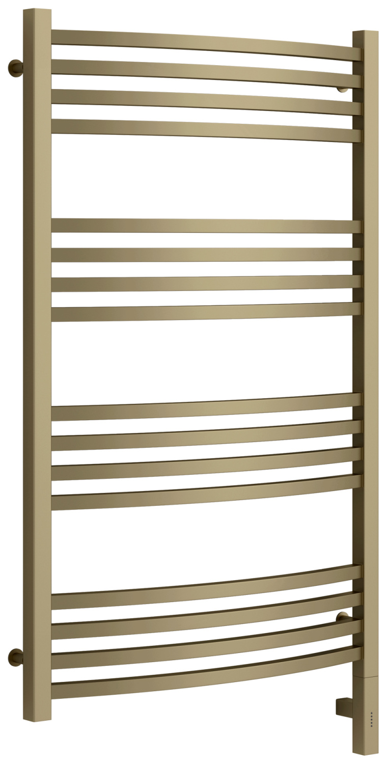 Полотенцесушитель электрический Сунержа Аркус 3.0 630x1120 мм правое подключение золотой шёлк матовый 32-5705-1060