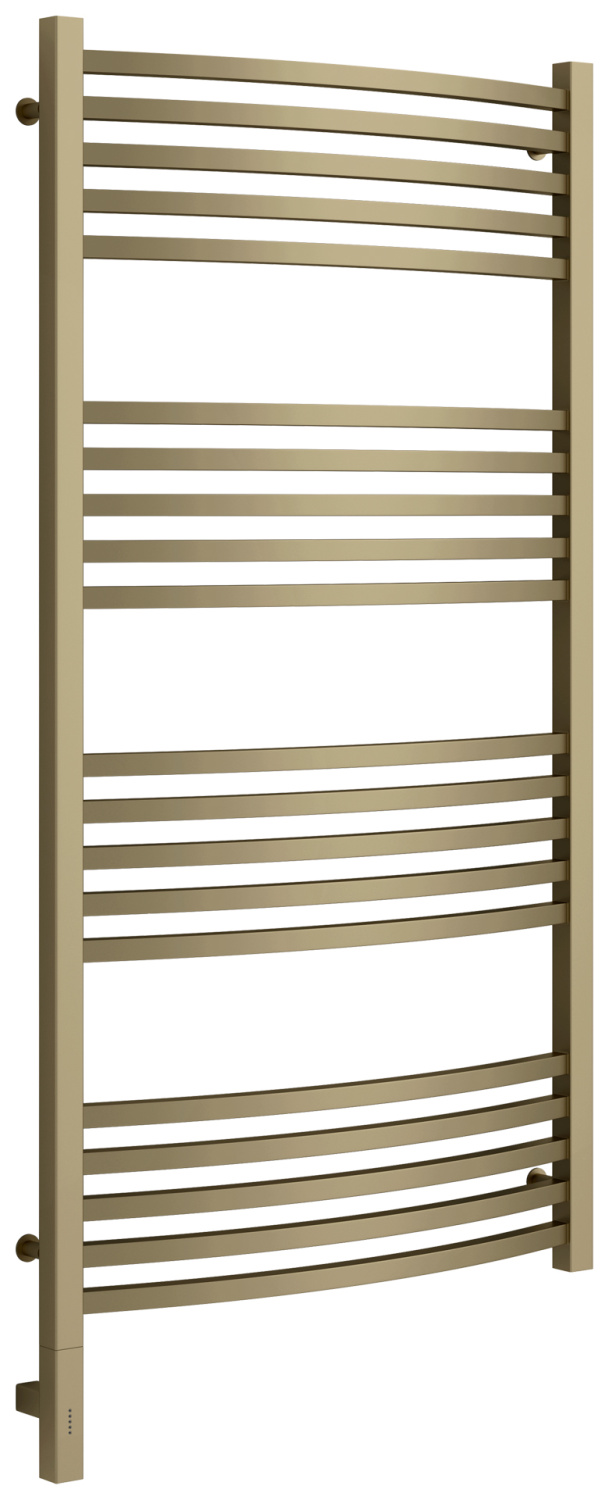 Полотенцесушитель электрический Сунержа Аркус 3.0 630x1320 мм левое подключение золотой шёлк матовый 32-5704-1260