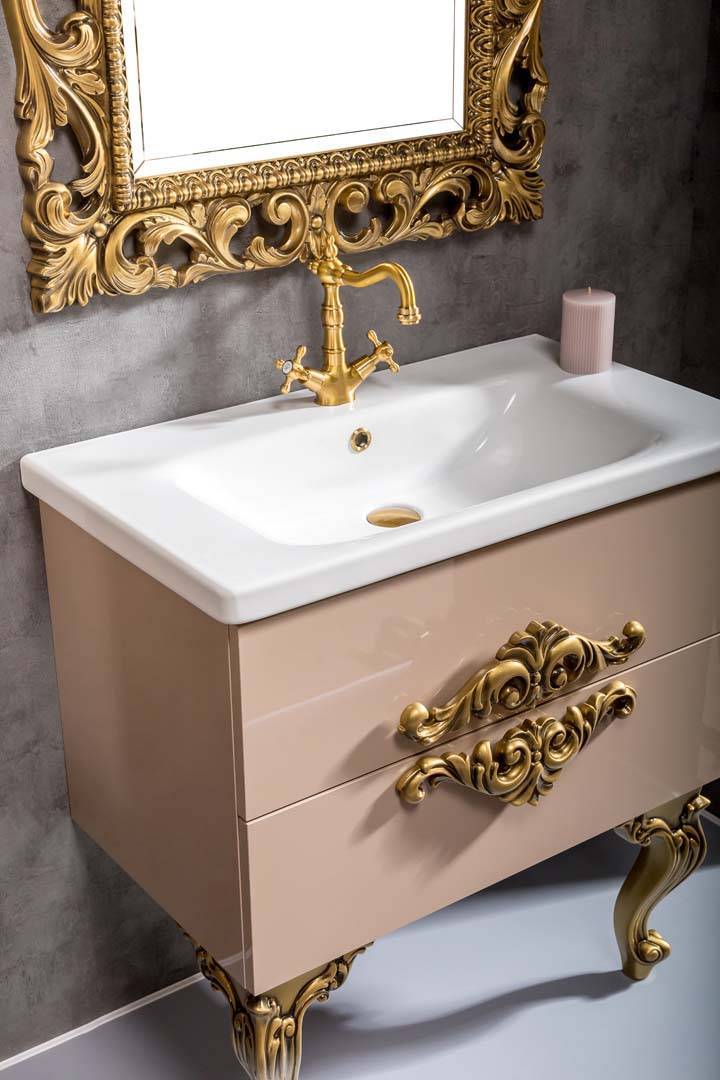 Тумба подвесная Armadi Art Neoart 76х43.5х48 см бежевый 830-080-CP