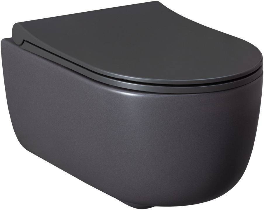 Чаша подвесного унитаза Allen Brau Priority 36х49х33 см серый 4.31002.AN