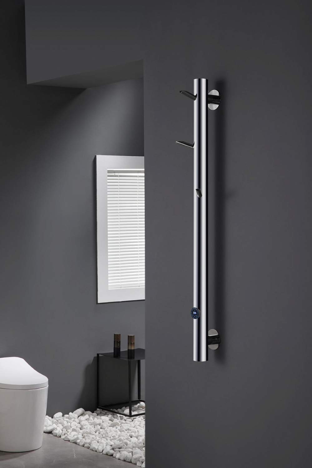 Полотенцесушитель электрический Boheme Oak 20.1х150 см нижнее подключение хром 724-CR