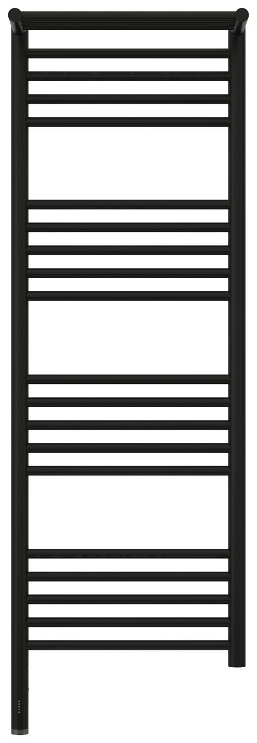 Полотенцесушитель электрический Сунержа Богема 3.0 с 1 полкой 43.2x132.4 см левый матовый черный 31-5806-1240