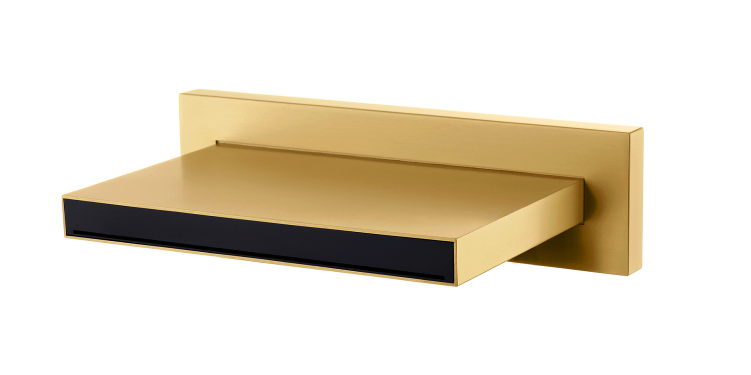 Излив настенный каскадный Boheme Zodiac 12.8 см бронза 625/2-BR