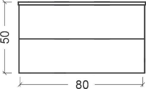 Тумба подвесная Armadi Art Neoart 76х43.5х48 см бежевый 830-080-CP