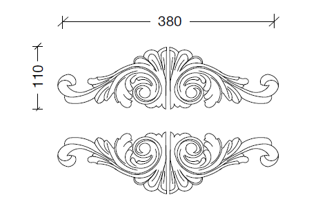Ручка мебельная Armadi Art Neoart бронза 829-BR