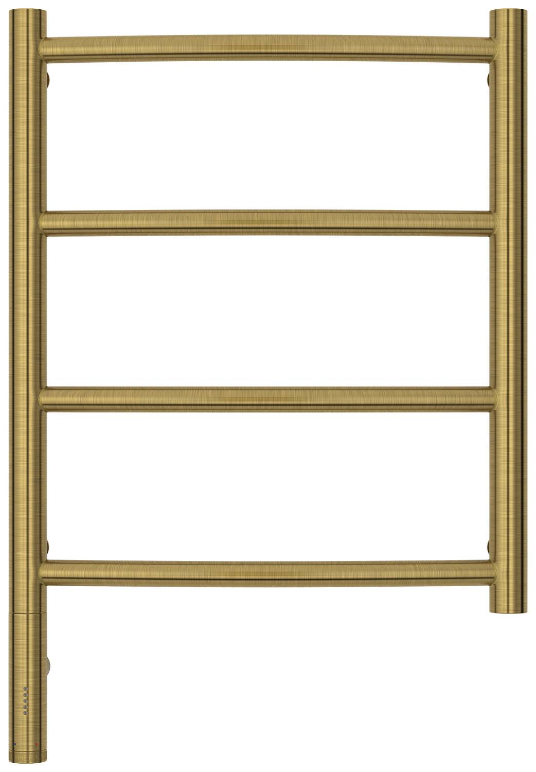 Полотенцесушитель электрический Сунержа Галант 3.0 432x624 мм левый состаренная латунь 051-5800-5040