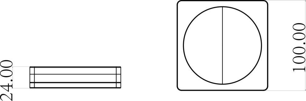 Мыльница Boheme 10960-B-CR настольная квадратная черный/хром 10960-B-CR