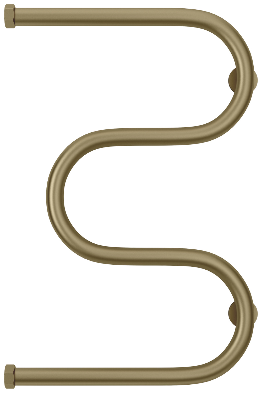 Полотенцесушитель водяной Сунержа М-образный 410x628 мм золотой шёлк матовый 32-4007-6040