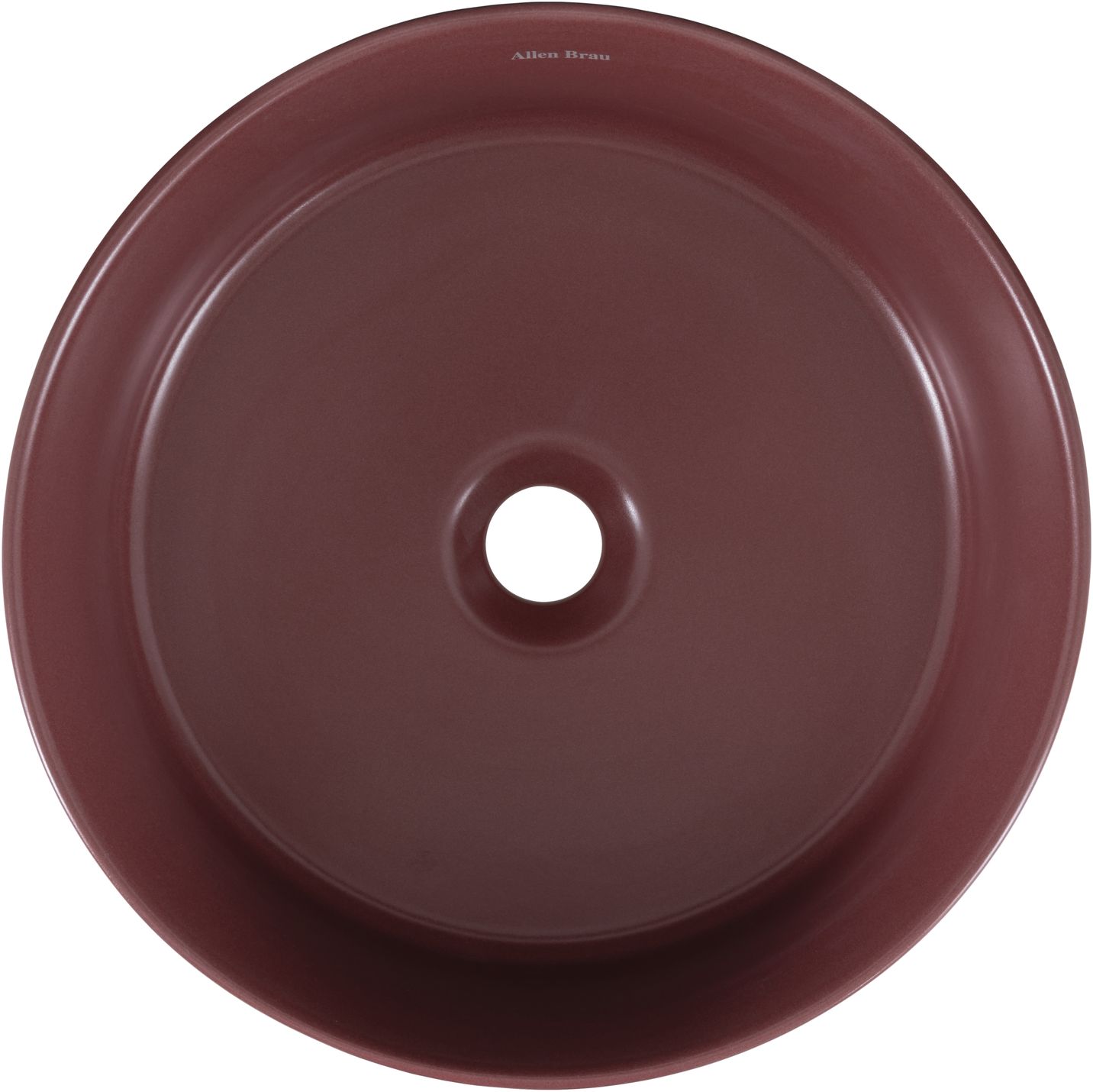 Раковина-чаша Allen Brau Fantasy 36х36х12 см бордо 4.11032.BD