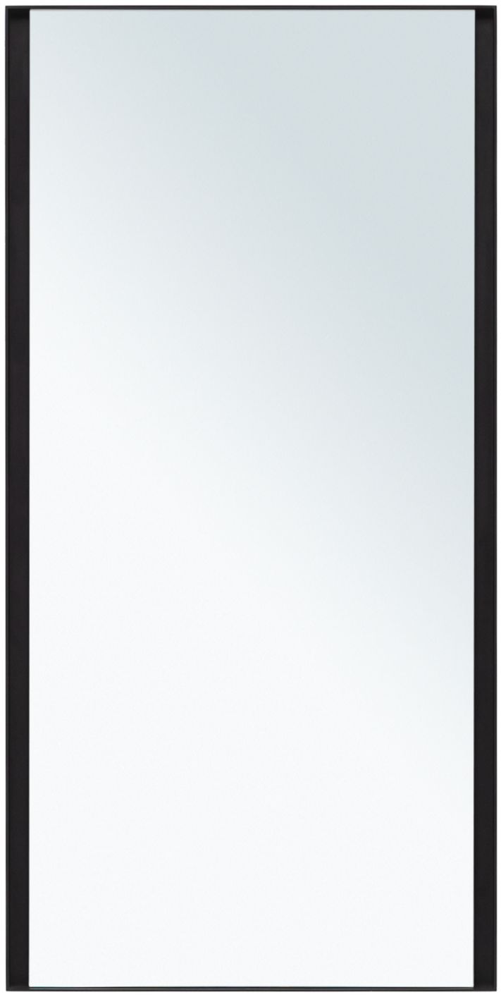 Зеркало подвесное Allen Brau Infinity прямоугольное с подсветкой 50x100 см черный 1.21021.BL