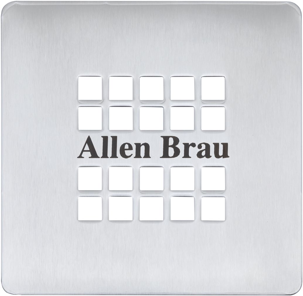 Накладка для сифона Allen Brau Priority 12.7x12.7 см нержавеющая сталь 8.310N1-SS